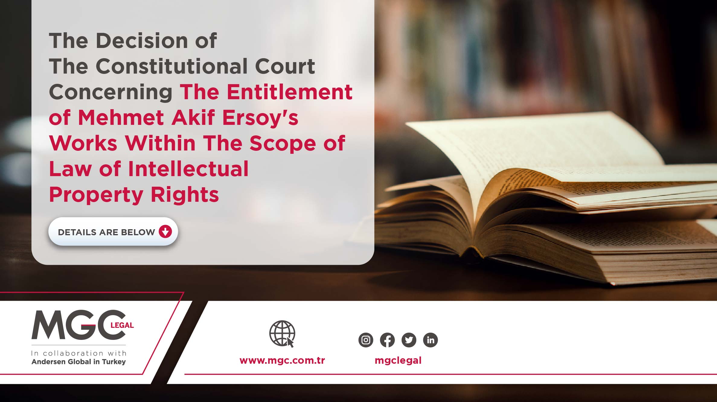 Decision Regarding The Rights of Mehmet Akif Ersoys Works